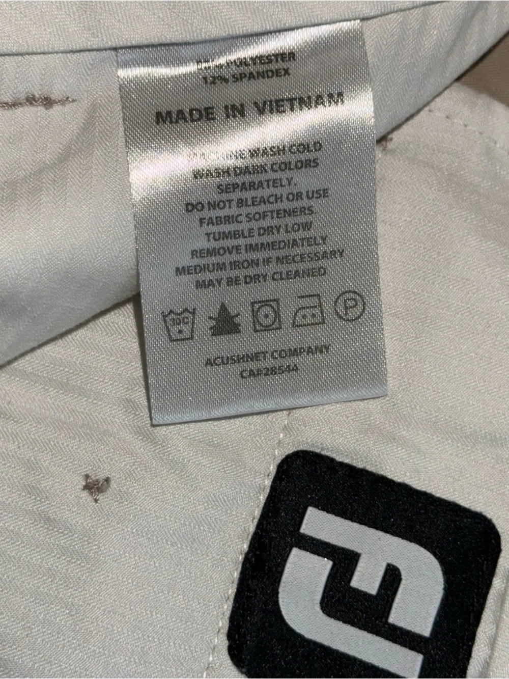 Title 427: FootJoy Golf Pants Men’s W36 L32 Khaki Performance Stretch Flat Front